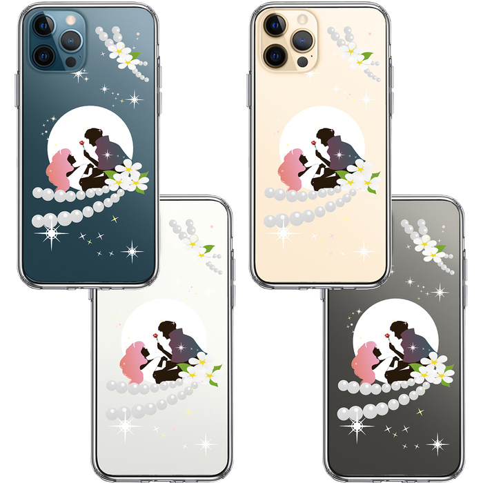 iPhone12Pro ケース クリア 眠れる森の美女 1 スマホケース 側面ソフト 背面ハード ハイブリッド-1