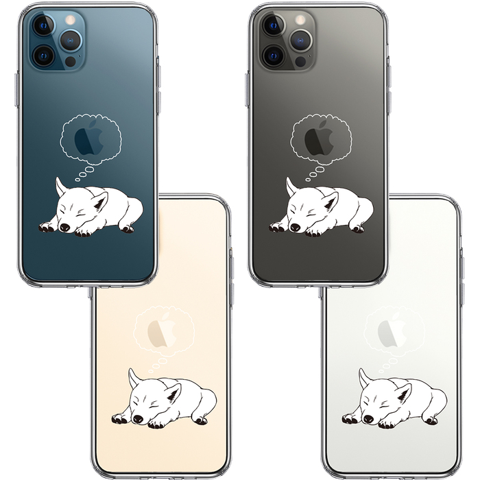 iPhone12Pro ケース クリア 柴犬 スマホケース 側面ソフト 背面ハード ハイブリッド-1