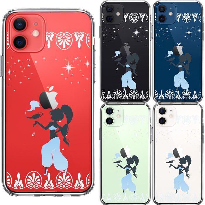 iPhone12mini case clear Aladdin blues ma ho case side soft the back side hard hybrid -1