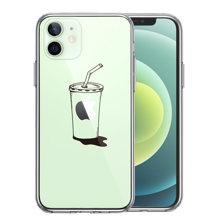 iPhone12mini case clear Apple juice smartphone case side soft the back side hard hybrid -0