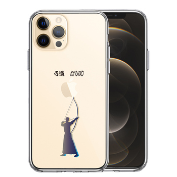 iPhone12Pro ケース クリア 弓道 スマホケース 側面ソフト 背面ハード