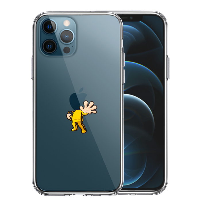 iPhone12Pro ケース クリア 映画パロディ 天才 格闘家 スマホケース 側面ソフト 背面ハード ハイブリッド-0