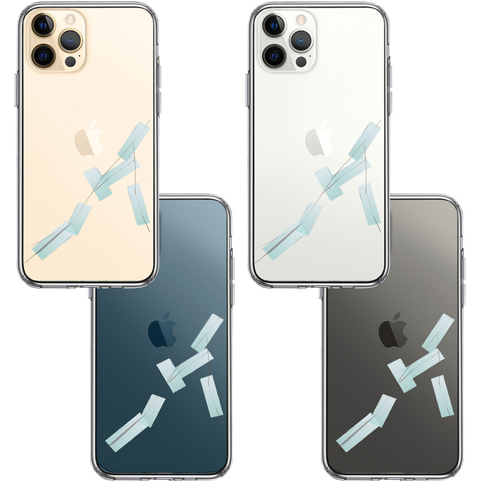 iPhone12Pro ケース クリア トリックケース ひび割れ スマホケース 側面ソフト 背面ハード ハイブリッド-1