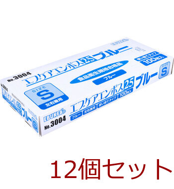  для бизнеса No.3004eb уход en Boss 25 пищевая санитария закон согласовано одноразовый перчатки голубой S размер в коробке 100 листов входит 12 шт. комплект -0