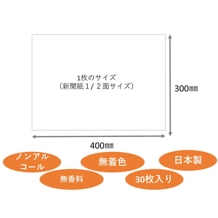 ハビナース からださわやか清拭タオル ３０枚入 5個セット-4