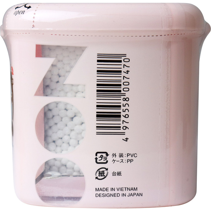 コットンZOO 赤ちゃん綿棒 片手でぽん ほそめ 500本入 8セット-3