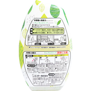 お部屋の消臭力 玄関 リビング用 フィンランドリーフ 400mL 8個セット-1