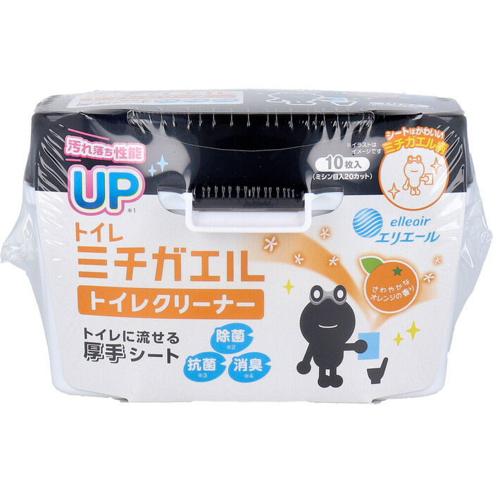 エリエール ミチガエルトイレクリーナー 本体 １０枚入 12個セット-1
