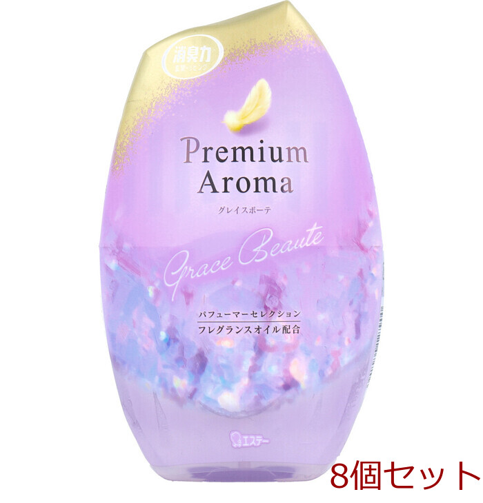お部屋の消臭力 プレミアムアロマ グレイスボーテ 400mL 8個セット-0