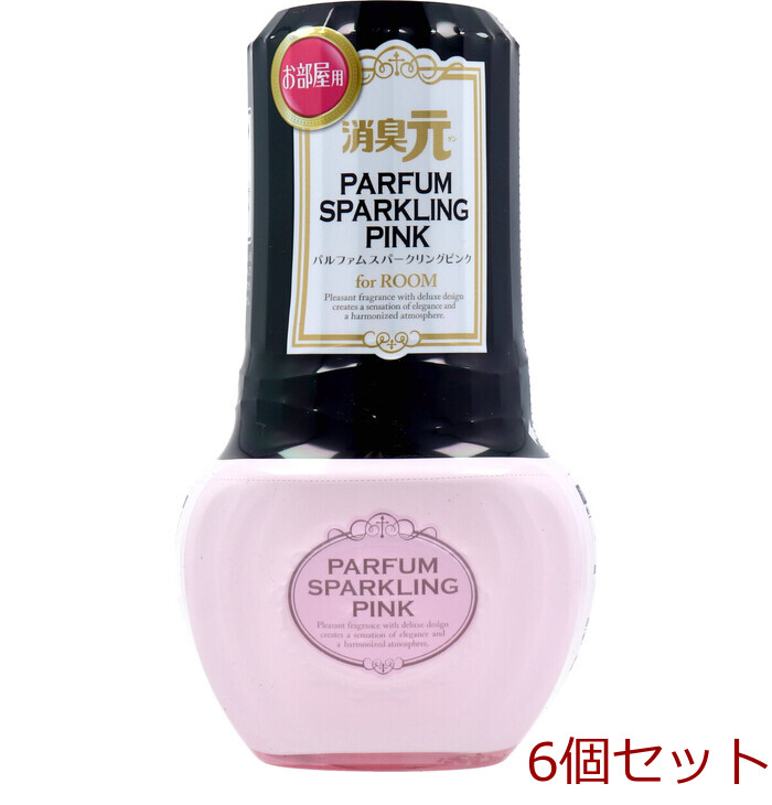 お部屋の消臭元 パルファムスパークリングピンク 400mL 6個セット-0