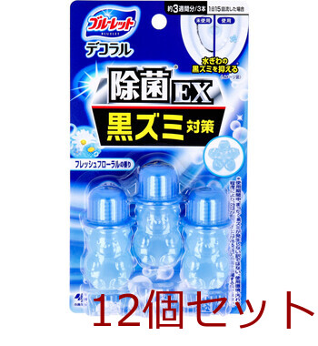 ブルーレット デコラル除菌EX フレッシュフローラルの香り 7.5g×3本入 12個セット-0