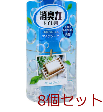 トイレの消臭力 アクアソープ ４００ｍＬ 8個セット-0