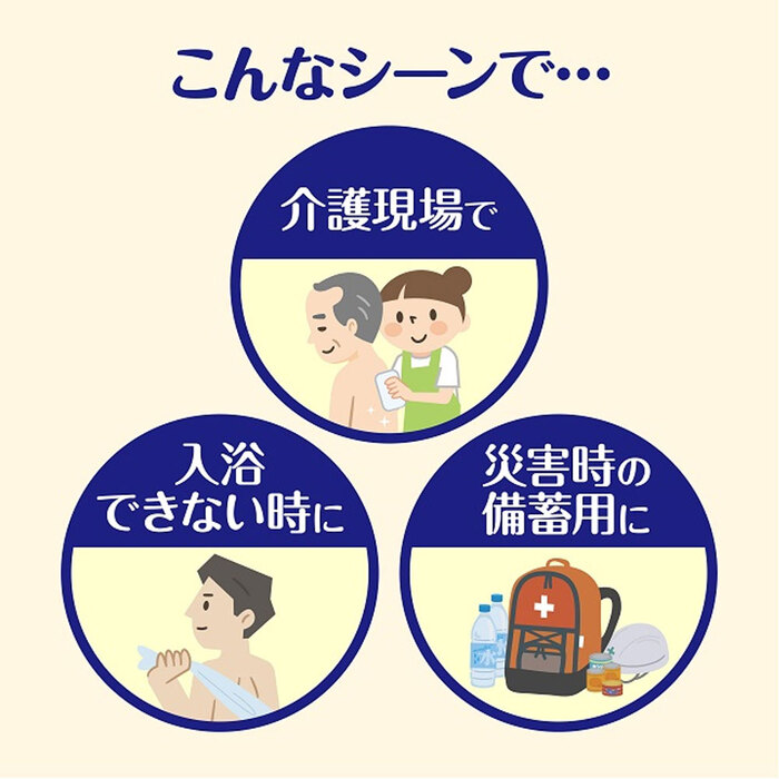 アクティ 温めても使える からだふきタオル 超大判 個包装 ２０本入 5セット-5