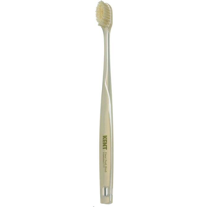 KENT white horse wool toothbrush compact head soft .KNT 1132 ×8 piece set -1