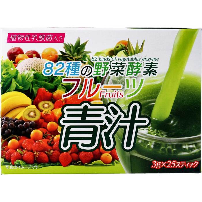 82 вид. овощи энзим фрукты зеленый сок 3g×25 палочка 8 шт. комплект -1