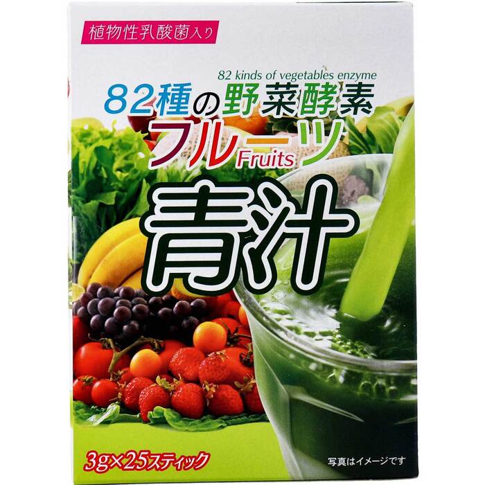 82 kind. vegetable enzyme fruit green juice 3g×25 stick 8 piece set -2