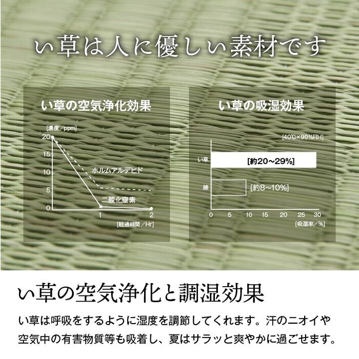 カーペット 純国産 い草 本間8畳 約382×382cm 上敷き カーペット 格子柄 グラッセ-5