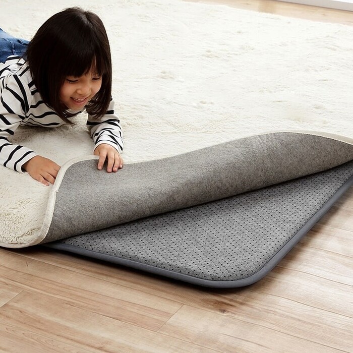 下敷き ウレタン10mm 約180×180cm　滑り止め 滑りにくい ボリューム クッション性 ホットカーペット対応 ナイス-0