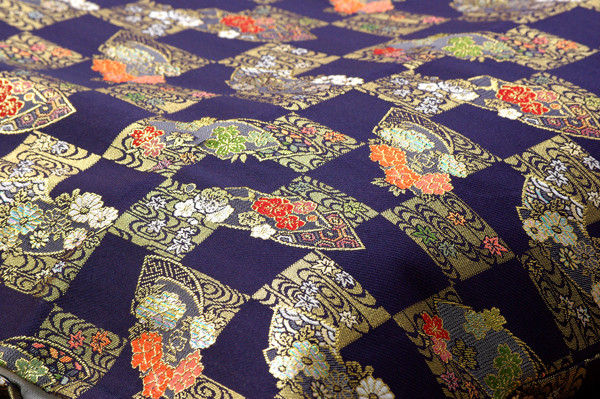 金襴御前 仏前 座布団カバー 京扇 きょうおうぎ カバー 約57×62cm 銘仙判55×59cm用-3