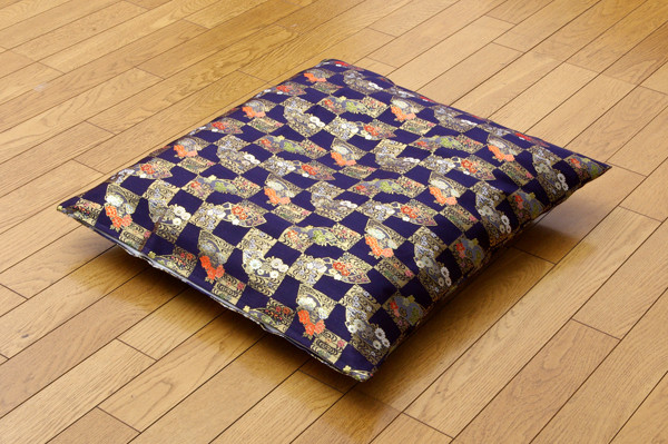 金襴御前 仏前 座布団カバー 京扇 きょうおうぎ カバー 約57×62cm 銘仙判55×59cm用-4