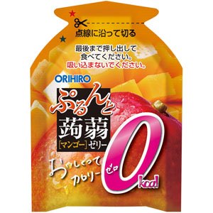 オリヒロ ぷるんと蒟蒻ゼリーパウチ カロリーゼロ 巨峰＋マスカット＋マンゴー 5個セット-3