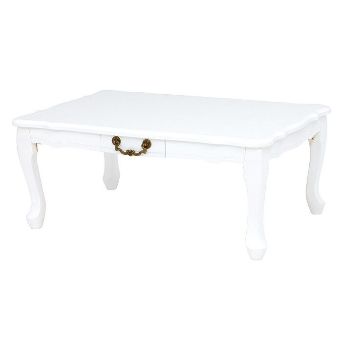 折れ脚テーブル　FEMININE WOOD FURNITURE MT 6030WH-0