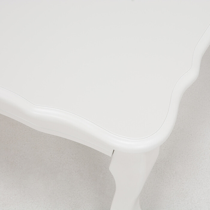 折れ脚テーブル　FEMININE WOOD FURNITURE MT 6030WH-3