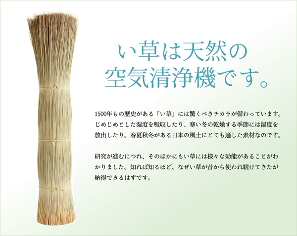 カーペット 純国産 い草花ござカーペット ブラウン江戸間10畳(約435×352cm) 五風-2