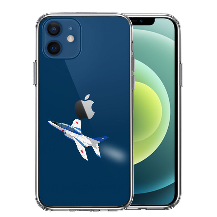 iPhone12mini ケース クリア シェル ブルーインパルス 1号機 スマホケース 側面ソフト 背面ハード ハイブリッド-0