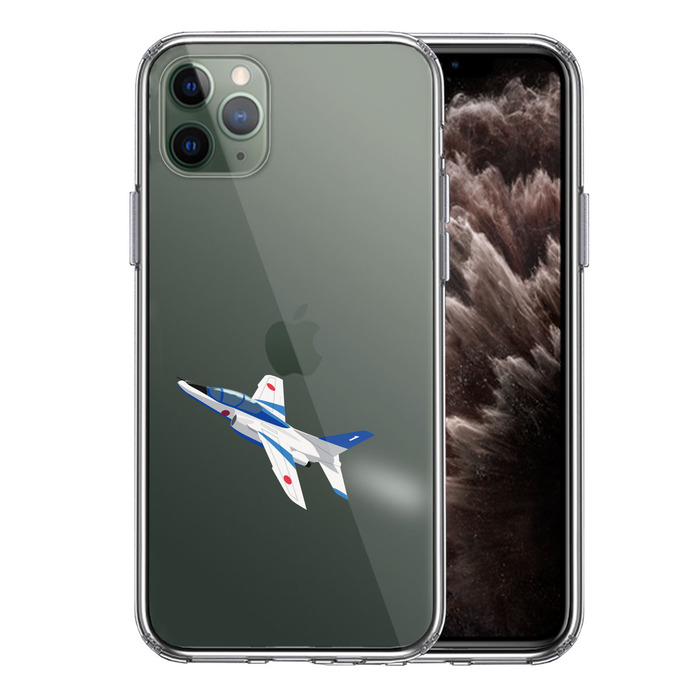 iPhone11pro ケース クリア カバー ブルーインパルス 1号機 スマホケース 側面ソフト 背面ハード ハイブリッド-0