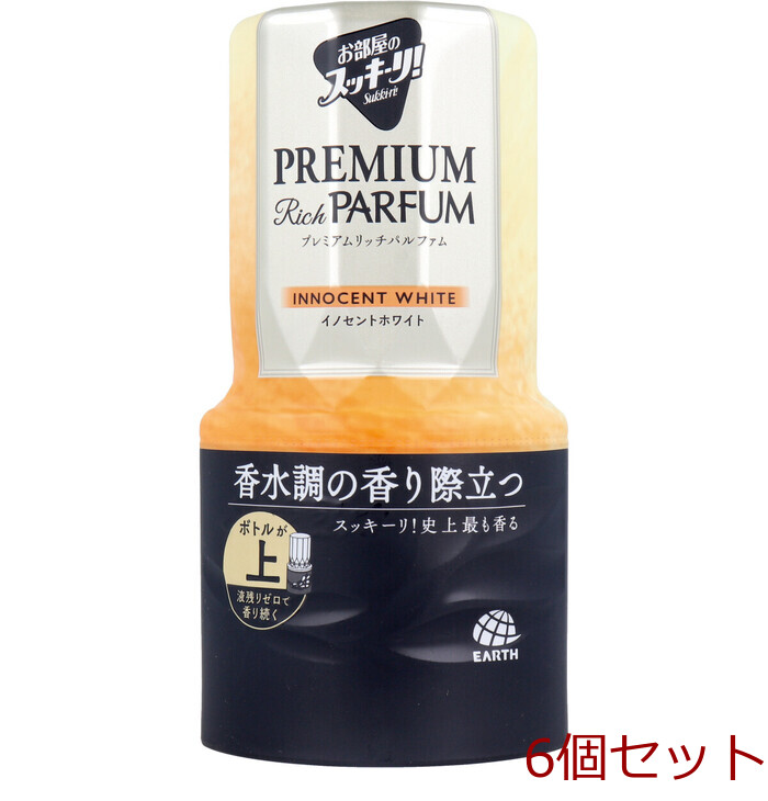 お部屋のスッキーリ Sukki ri プレミアムリッチパルファム イノセントホワイト 400mL 6個セット-0