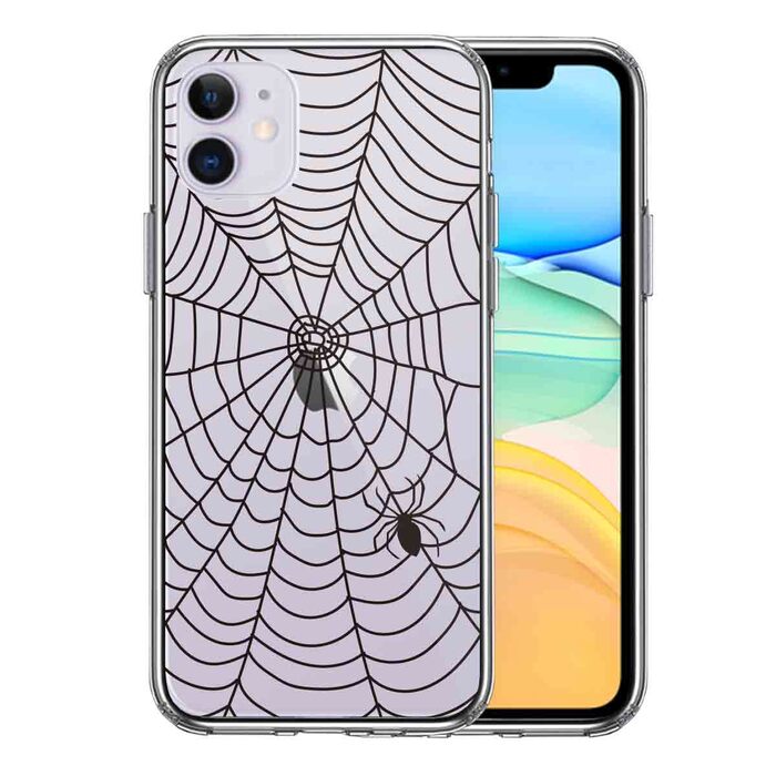 iPhone11 case crear cover Spider ..kmo smartphone case side soft the back side hard hybrid -0