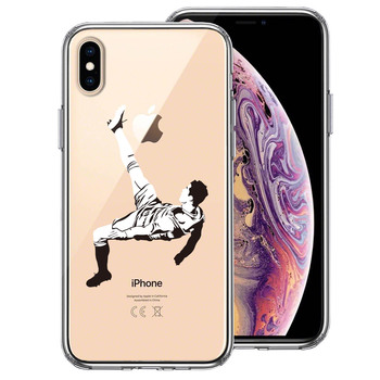 iPhoneX ケース iPhoneXS ケース サッカー オーバーヘッドキック 2 スマホケース ハイブリッド-0