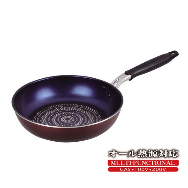 ライズブルーダイヤモンドコートＩＨ対応フライパン２６ｃｍ-0