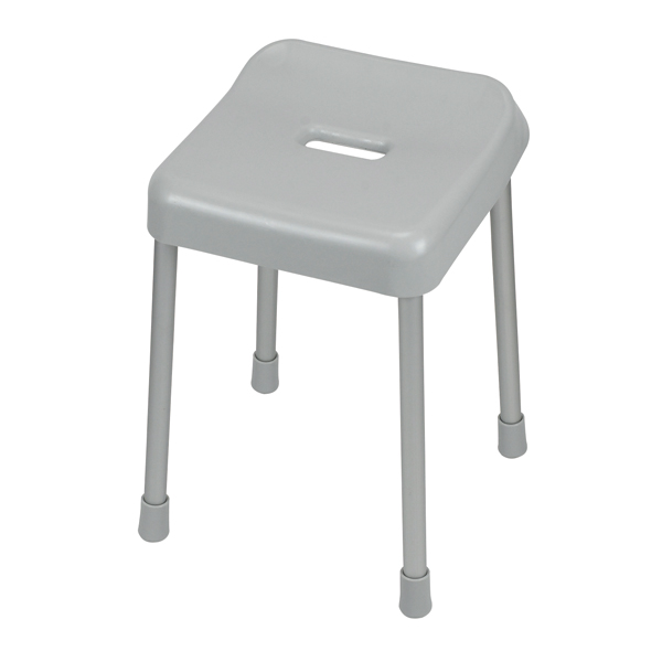  style pure bus stool 40cm light gray -0