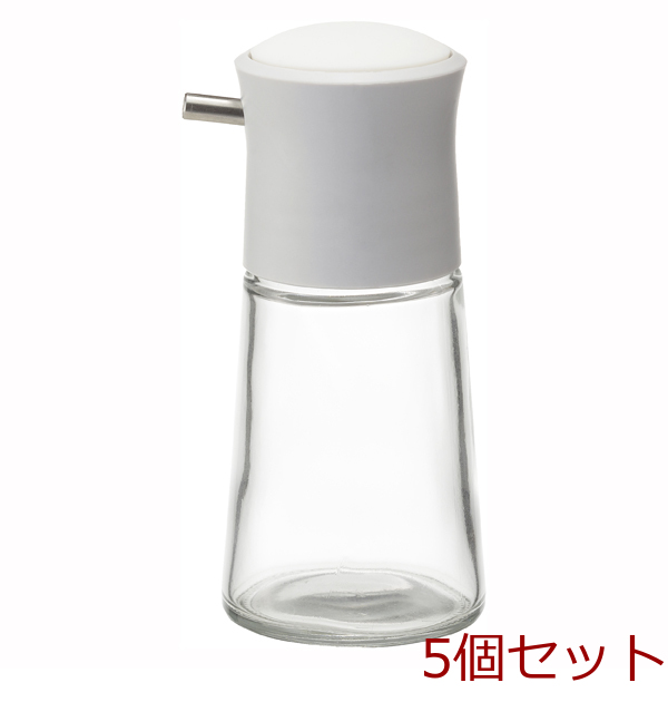 スタビアリュクスプッシュ調味差しSホワイト 5個セット-0