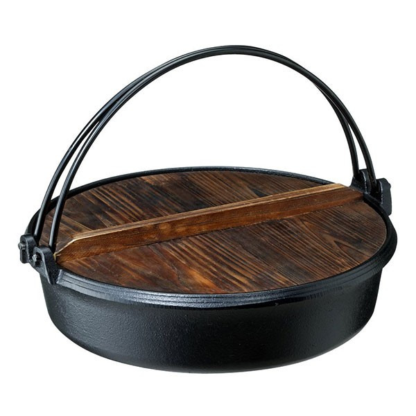 すき焼鍋２６ｃｍ 木蓋付-0