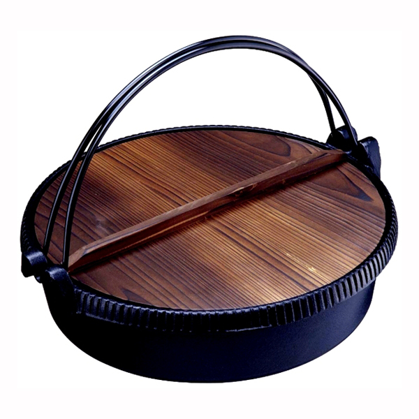 すき焼鍋２６ｃｍ 木蓋付-1