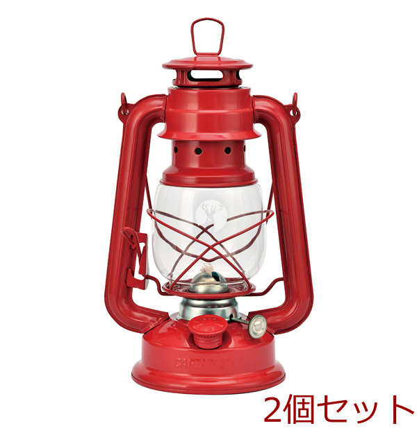 オイルランタン中レッド 2個セット-0
