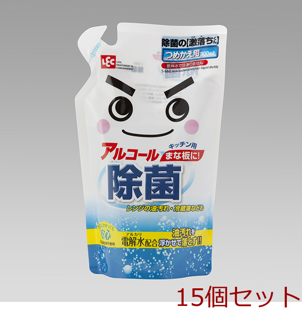 除菌の激落ちくんつめかえ用３００ｍｌ 15個セット-0