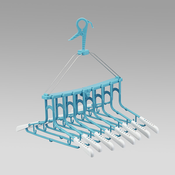 新機能 たためる８連ハンガー スライド-1