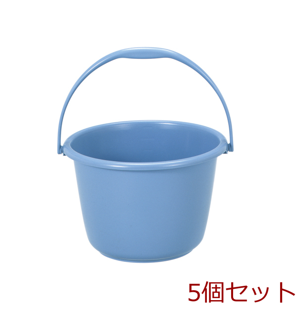 ニューセレクトバケツＷ－８本体ブルー 5個セット-0