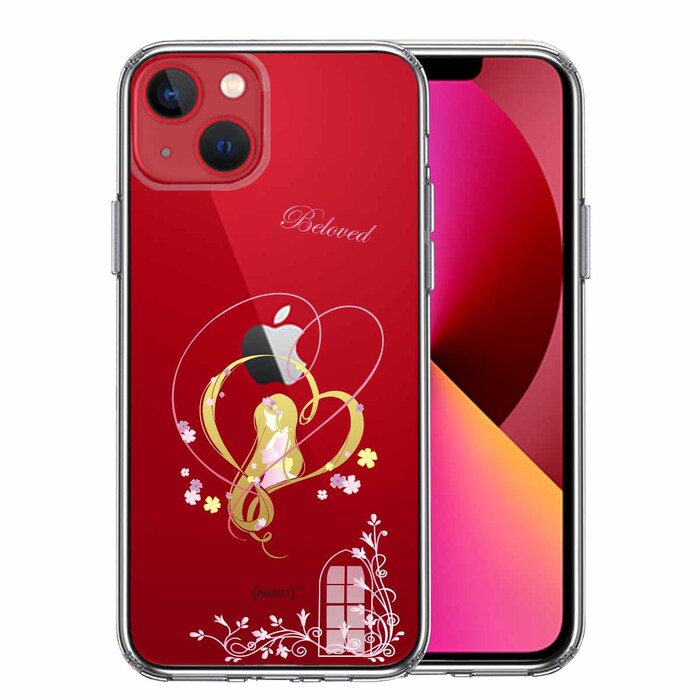 iPhone13 ケース クリアラプンツェル 3 スマホケース 側面ソフト 背面ハード ハイブリッド-0