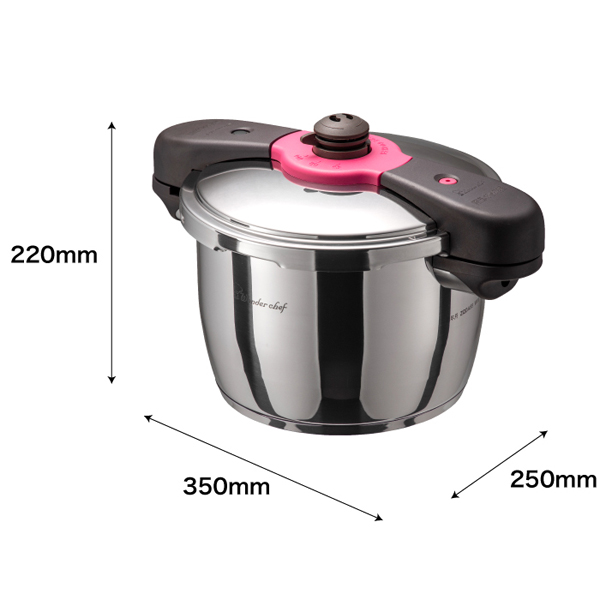  magic. Quick cooking both hand pressure cooker 5.5L-1