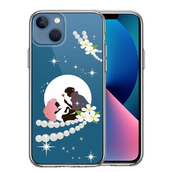 iPhone13mini ケース クリア眠れる森の美女 1 スマホケース 側面ソフト 背面ハード ハイブリッド-0