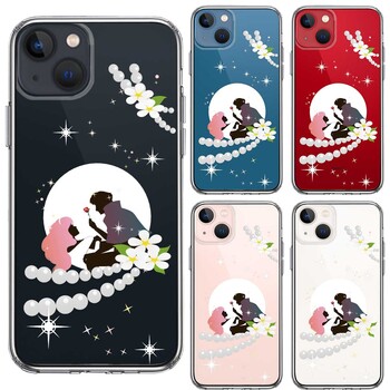 iPhone13mini ケース クリア眠れる森の美女 1 スマホケース 側面ソフト 背面ハード ハイブリッド-1