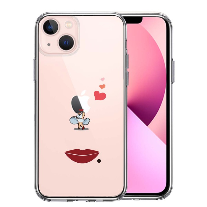 iPhone13 ケース クリアセクシー女優 スマホケース 側面ソフト 背面ハード ハイブリッド-0