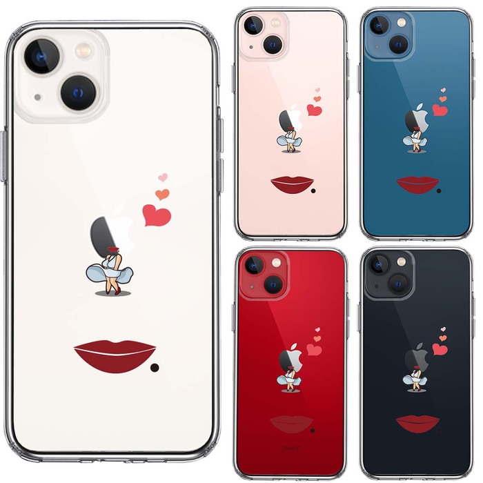 iPhone13 ケース クリアセクシー女優 スマホケース 側面ソフト 背面ハード ハイブリッド-1