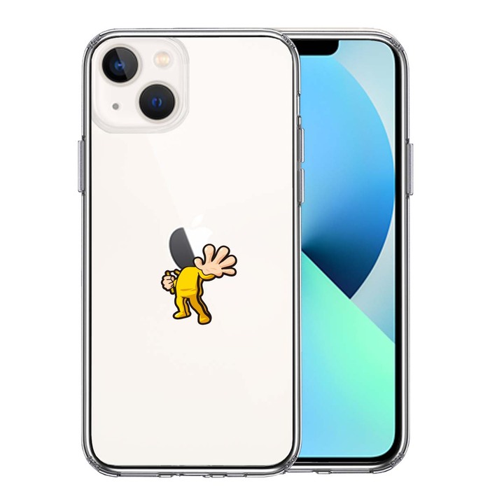 iPhone13 ケース クリア映画パロディ 天才 格闘家 スマホケース 側面ソフト 背面ハード ハイブリッド-0