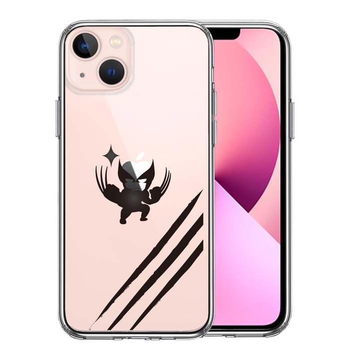 iPhone13 ケース クリア映画パロディ ヒーロー スマホケース 側面ソフト 背面ハード ハイブリッド-0